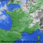 Images satellite de France