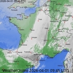 Images satellite de France