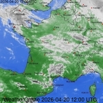 Images satellite de France