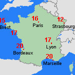 Prévisions mar, 04.11. France