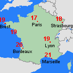 Pr&eacute;visions mer, 22.04. France