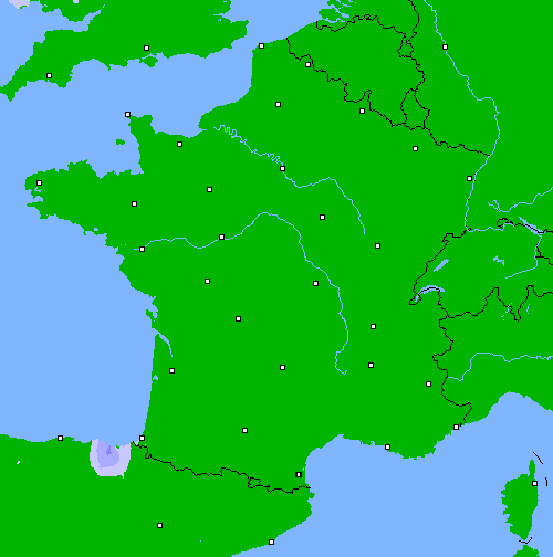 Précipitations (24 h) France