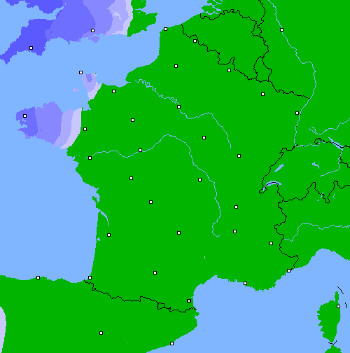Précipitations (24 h) France